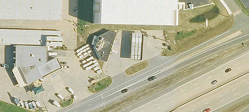 Remodeled Gas Station with Canopy
