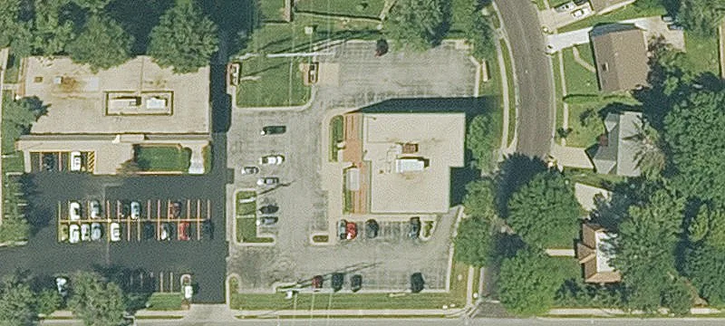 Three-Story Brick Office Building