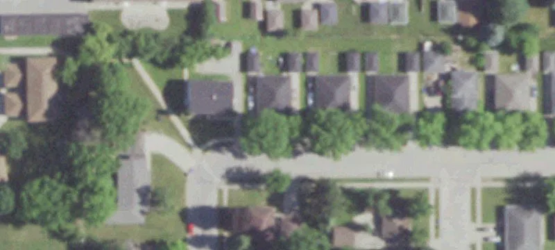 Ranch Duplex with Detached Garages
