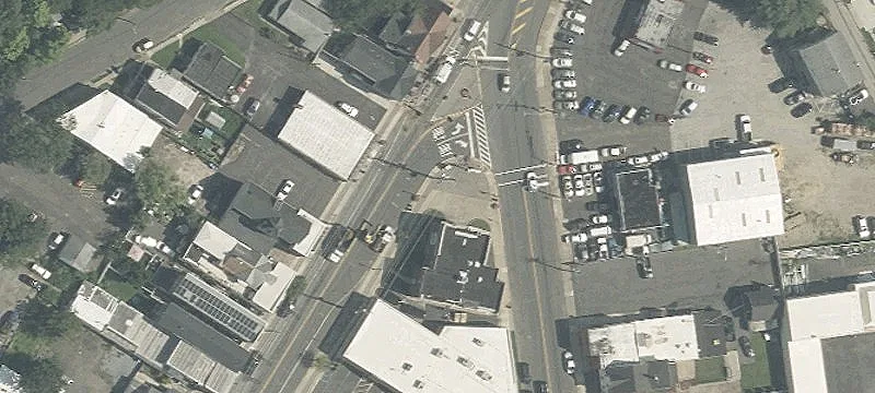 Corner Storefront Retail Building