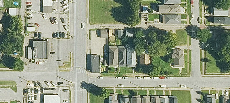 Corner Storefront with Detached Garage