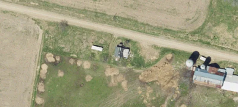 Farm with Livestock Barn