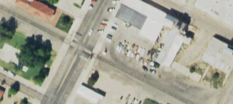 Corner-Lot Storefront Building