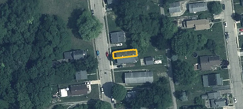 Brick Duplex with Separate Meters