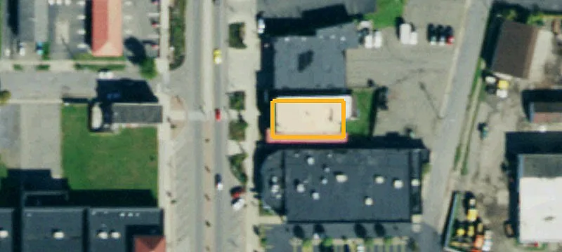 Mixed-Use Building with Hardwood Floors