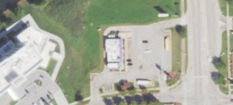 Restaurant Building at Signalized Corner