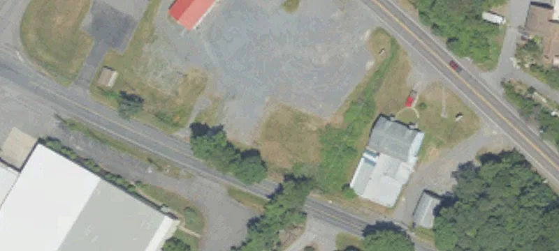 Office Building with Truck Yard