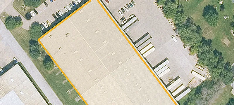 Industrial Warehouse with Grade-Level Doors
