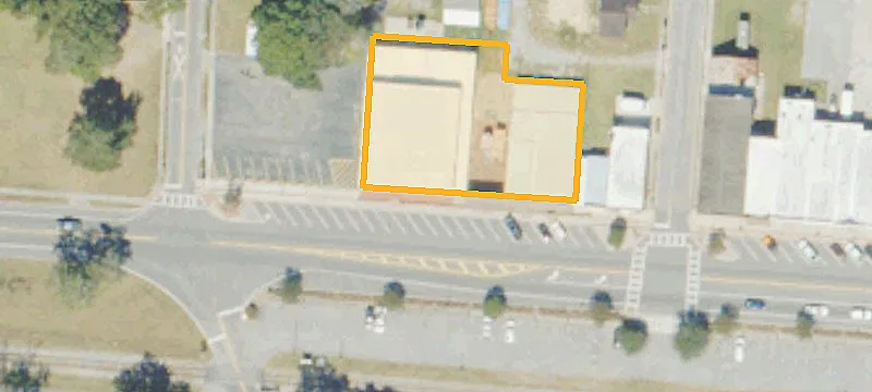 Corner Storefront Building