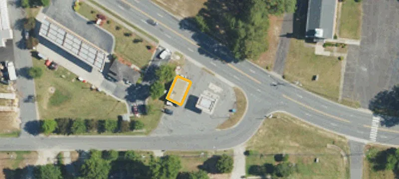 Gas Station with Fuel Infrastructure