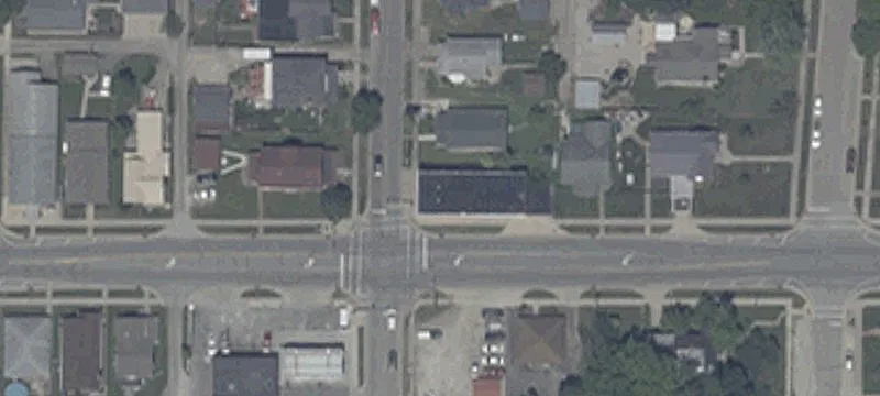 Mixed-Use Property with Concrete Drive