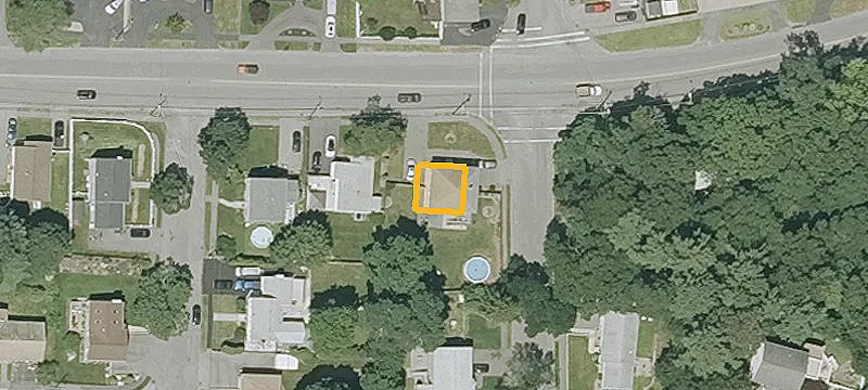 Corner-Lot Duplex with Pool
