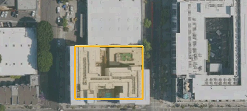 Apartment Building with Rooftop Lounge