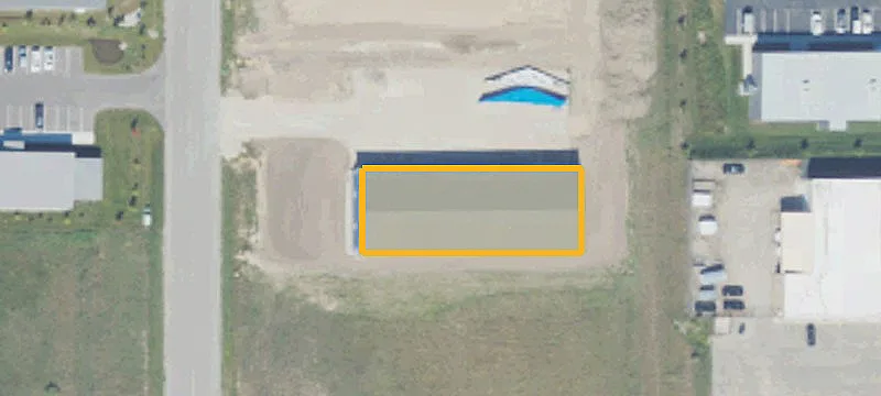 Manufacturing Building with Overhead Doors