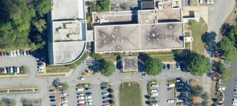 Office Building with Metal Roof