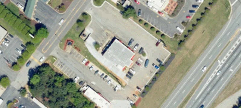 Drive-Through Restaurant End Cap