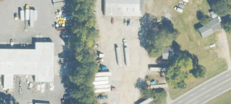 Truck Stop With Parking Area