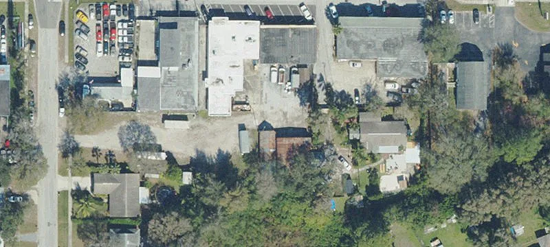 Mixed-Use Building with Warehouse Yard