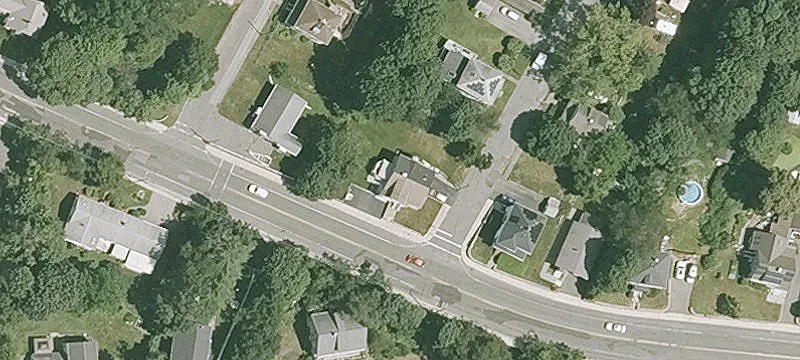 Corner-Lot Duplex with Garage