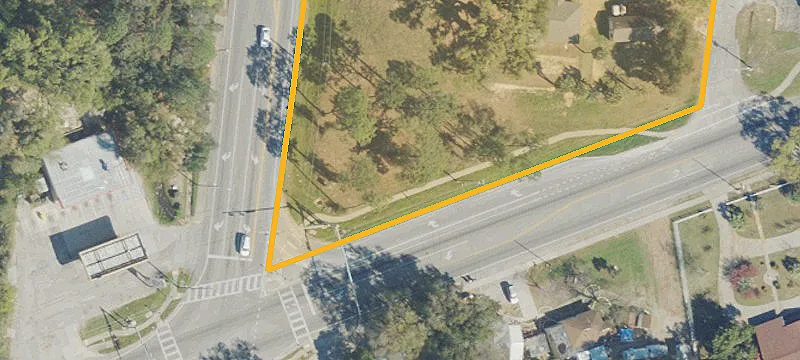 Commercial Land at Lighted Intersection