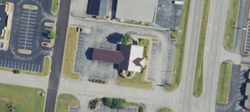 Signalized-Corner Shopping Center