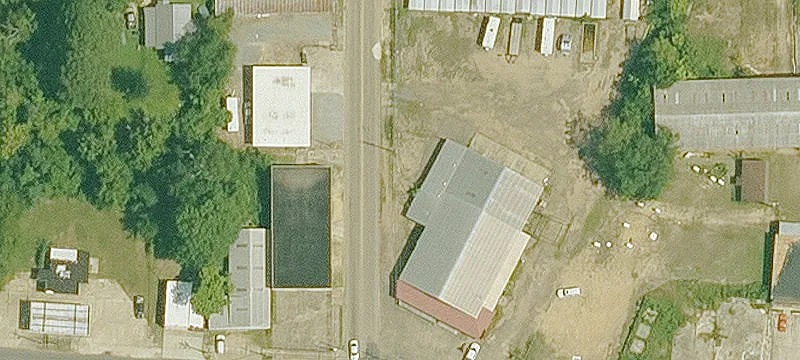 Warehouse With Fenced Storage Yard
