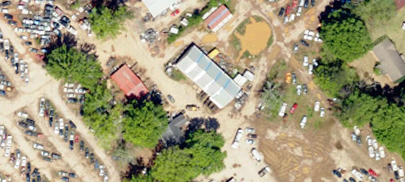 Auto Salvage Shop With On-Site Home