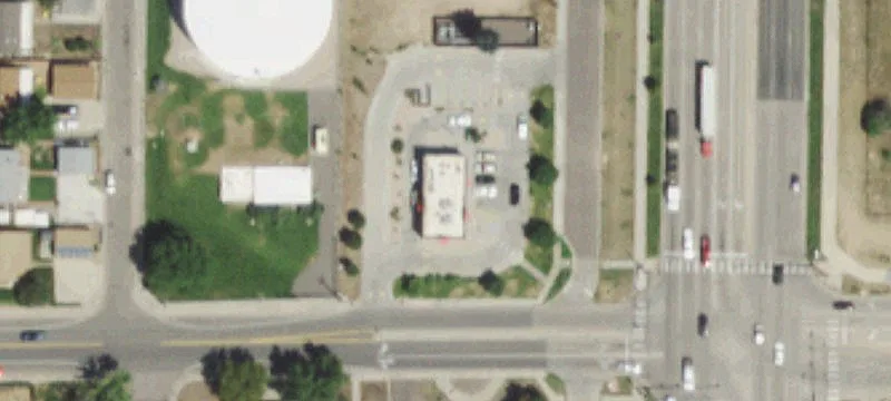Vacant Drive-Through Restaurant Building