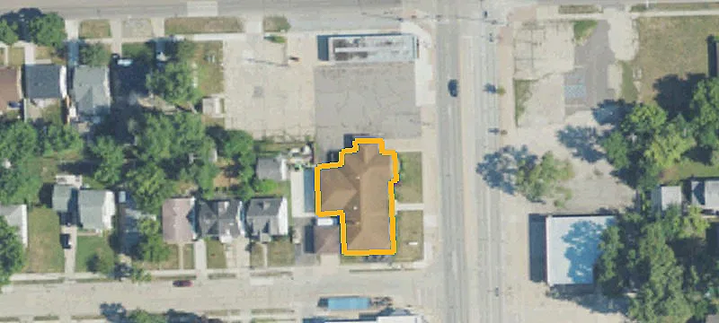 Corner-Lot Mixed-Use Property