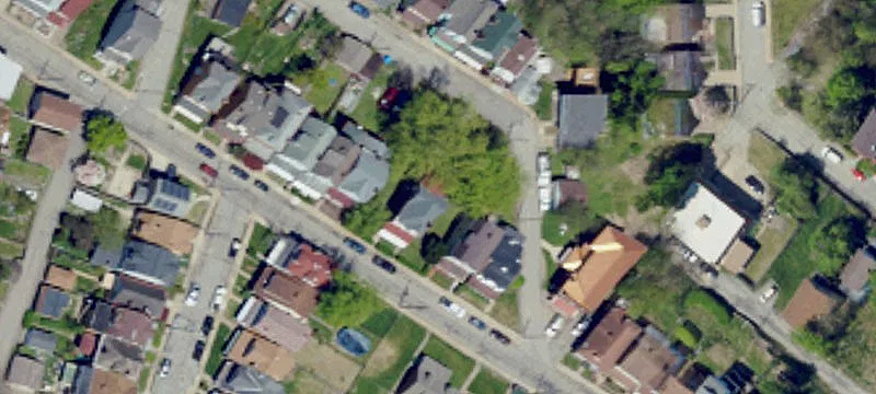Brick Duplex with Detached Garage