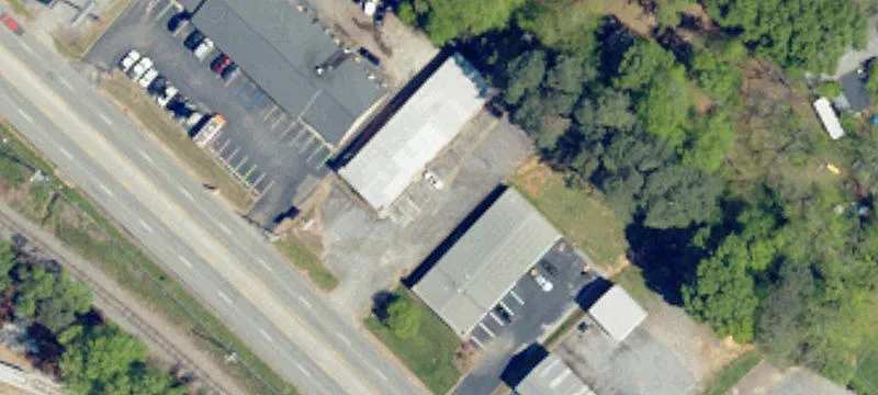 Retail Building with Storage Shed