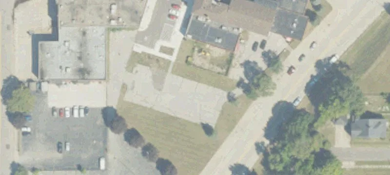Mixed-Use Building with Open Floor Plan