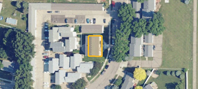 Apartment Building with Private Garages