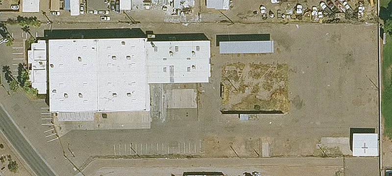 Warehouse with Electrified Gate