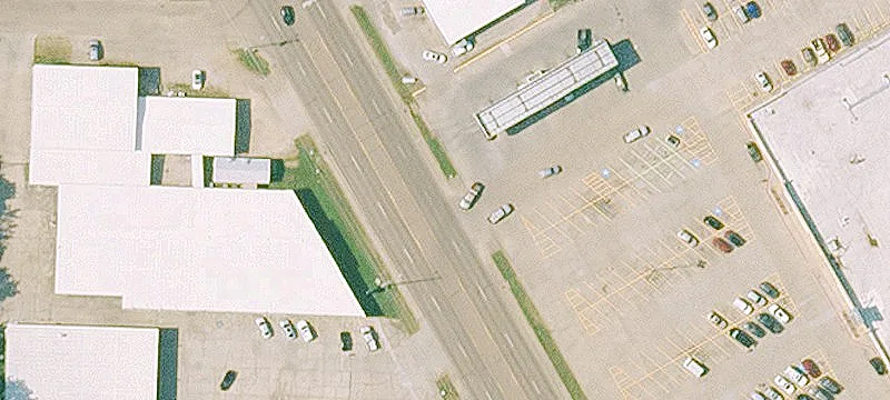 Three-Tenant Shopping Center