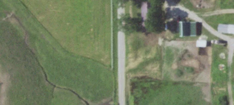 Agricultural Farmland with Pond