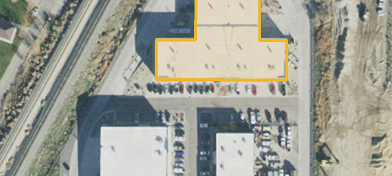 Office Building with Updated Roof