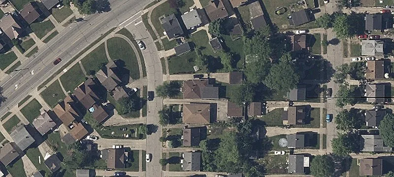 Brick Duplex with Two-Car Garage