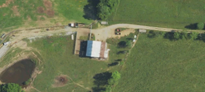 Working Cattle Farm with Ponds