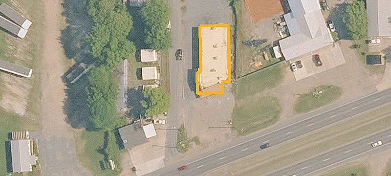 Corner Flex Building with Warehouse