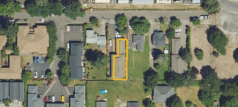 Four-Unit Quadplex with Garage Storage
