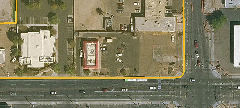 Fenced Commercial Land