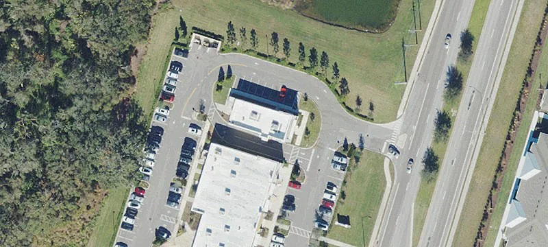 Strip Center with Drive-Through