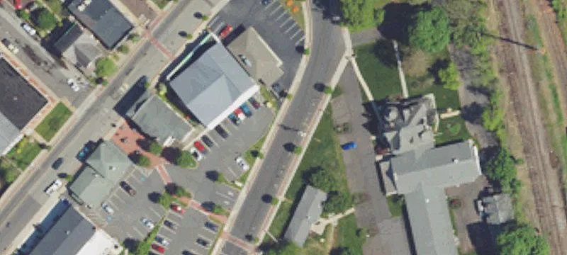 Office Building with Paved Parking