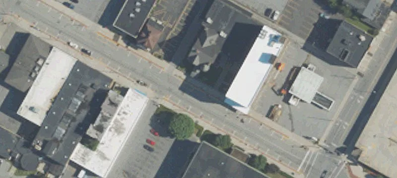 Five-Story Mixed-Use Brick Building