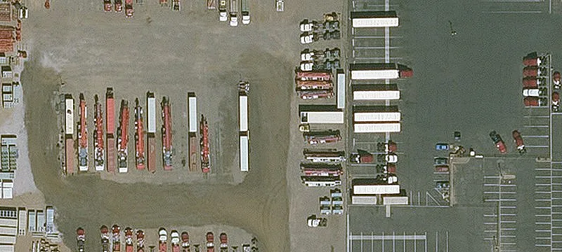 Fenced Industrial Yard