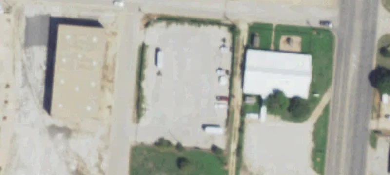Fenced Paved Industrial Land