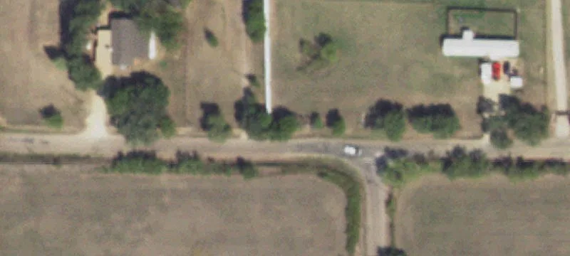 Farm With Hay Pasture And Barn