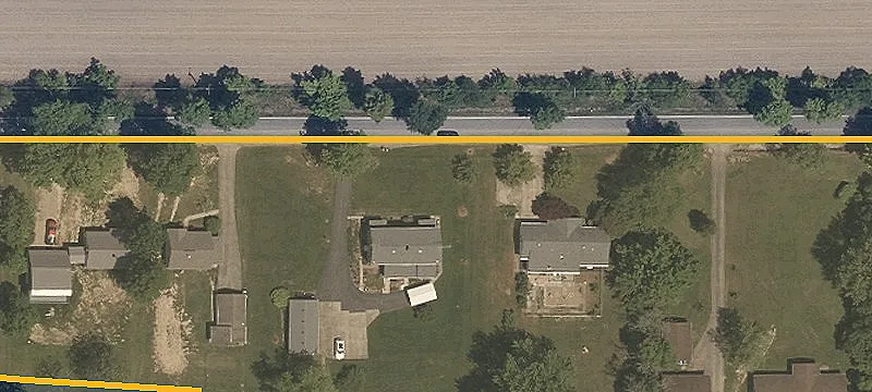 Duplex With Four-Car Garage