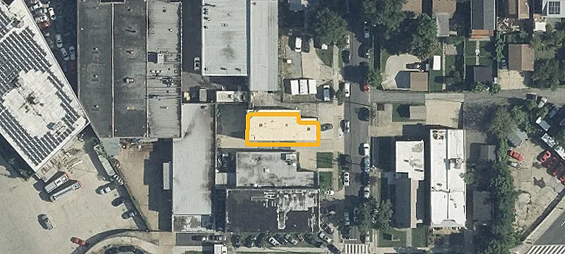 Industrial Warehouse with Overhead Door